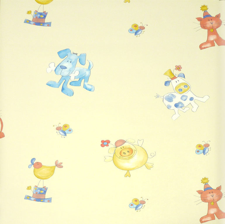 Kids Blue Dog NK18847 Wallpaper
