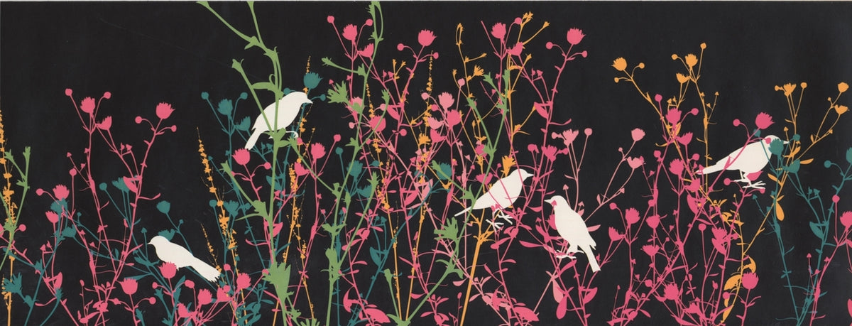 Birds Abstract Modern KP1593B Wallpaper Border