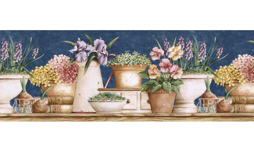 Floral GS96022B Wallpaper Border