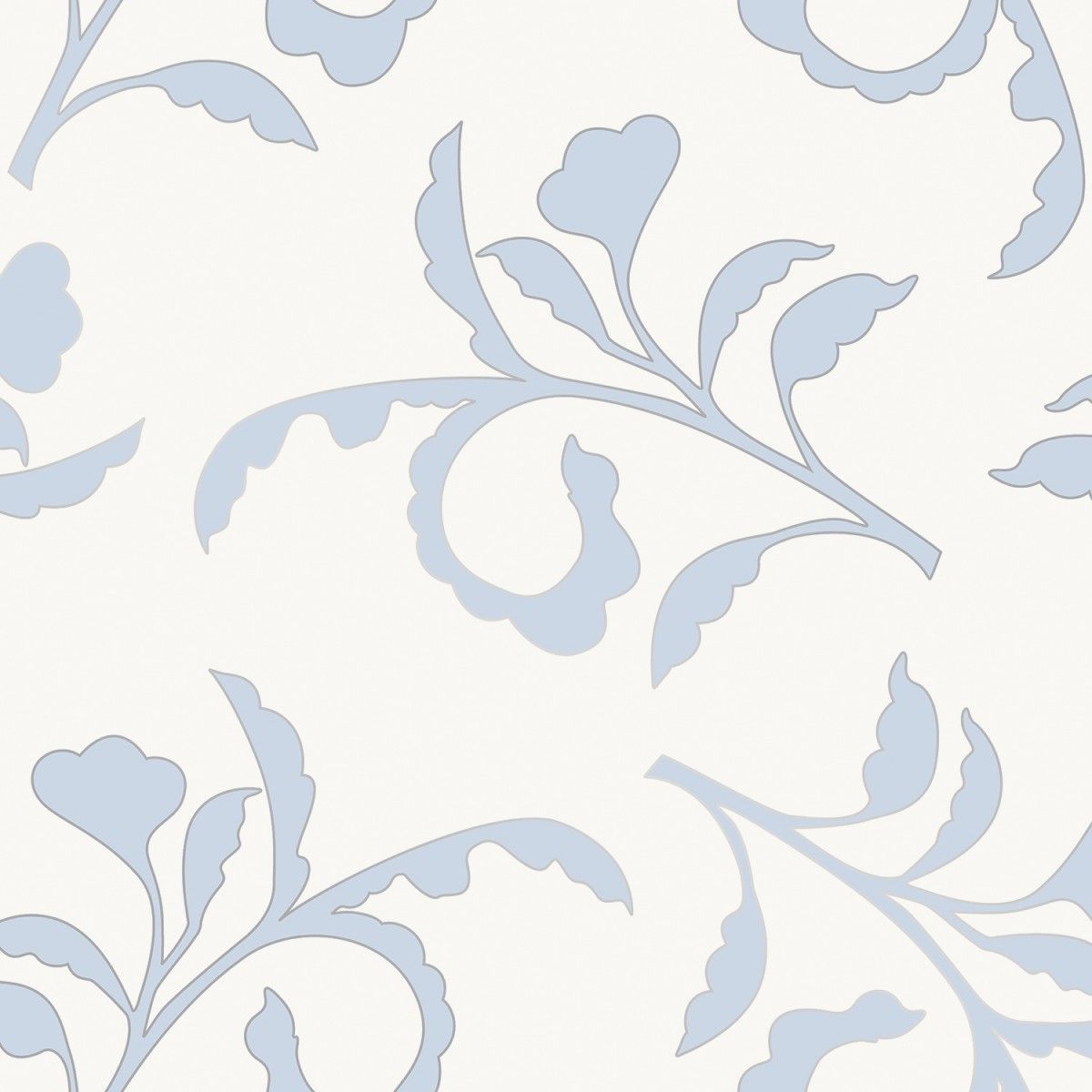 Big Branch Light Blue Ivory CR444 Self-Adhesive Wallpaper