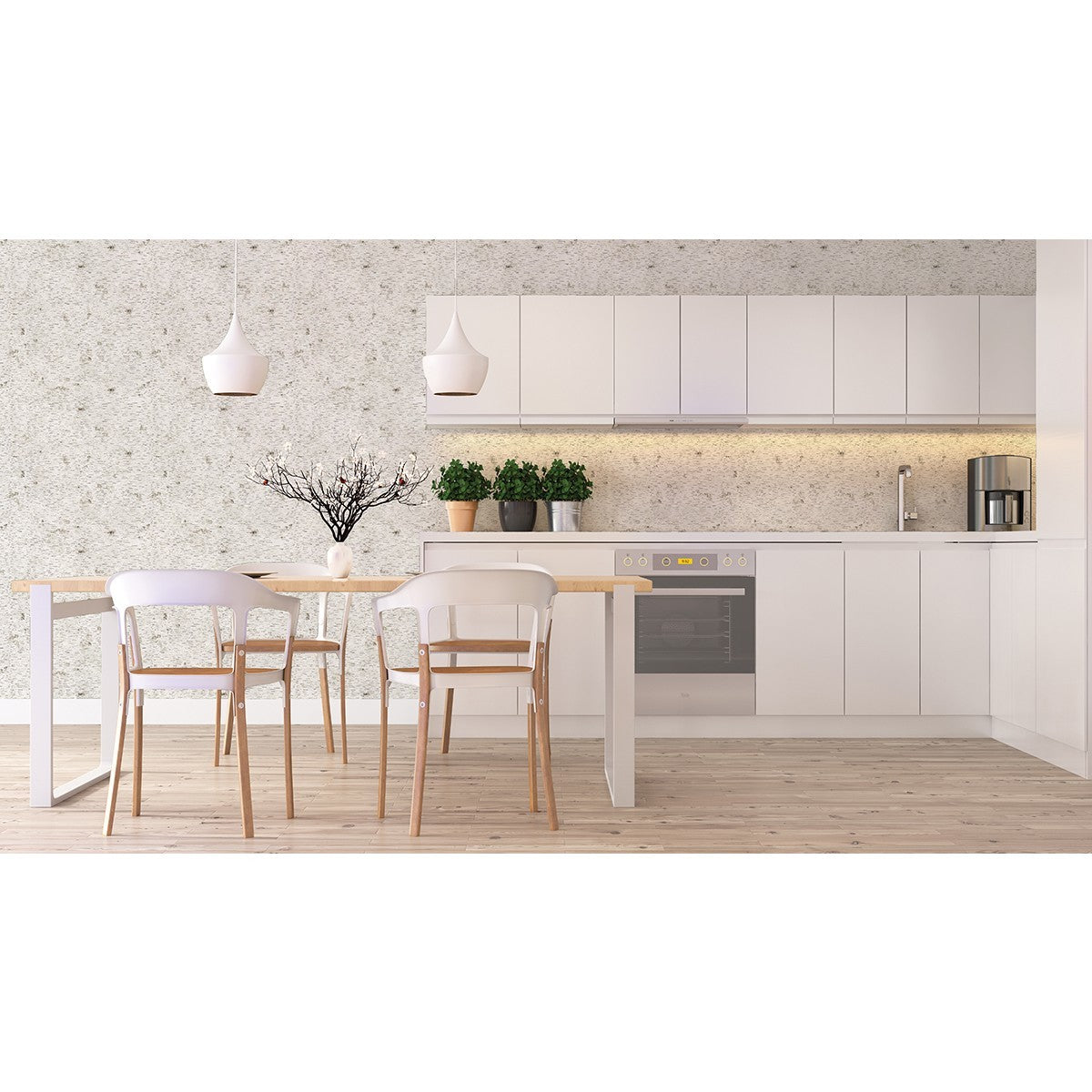 Birchy Barky No Filter Natural Self-Adhesive BI409 Wallpaper