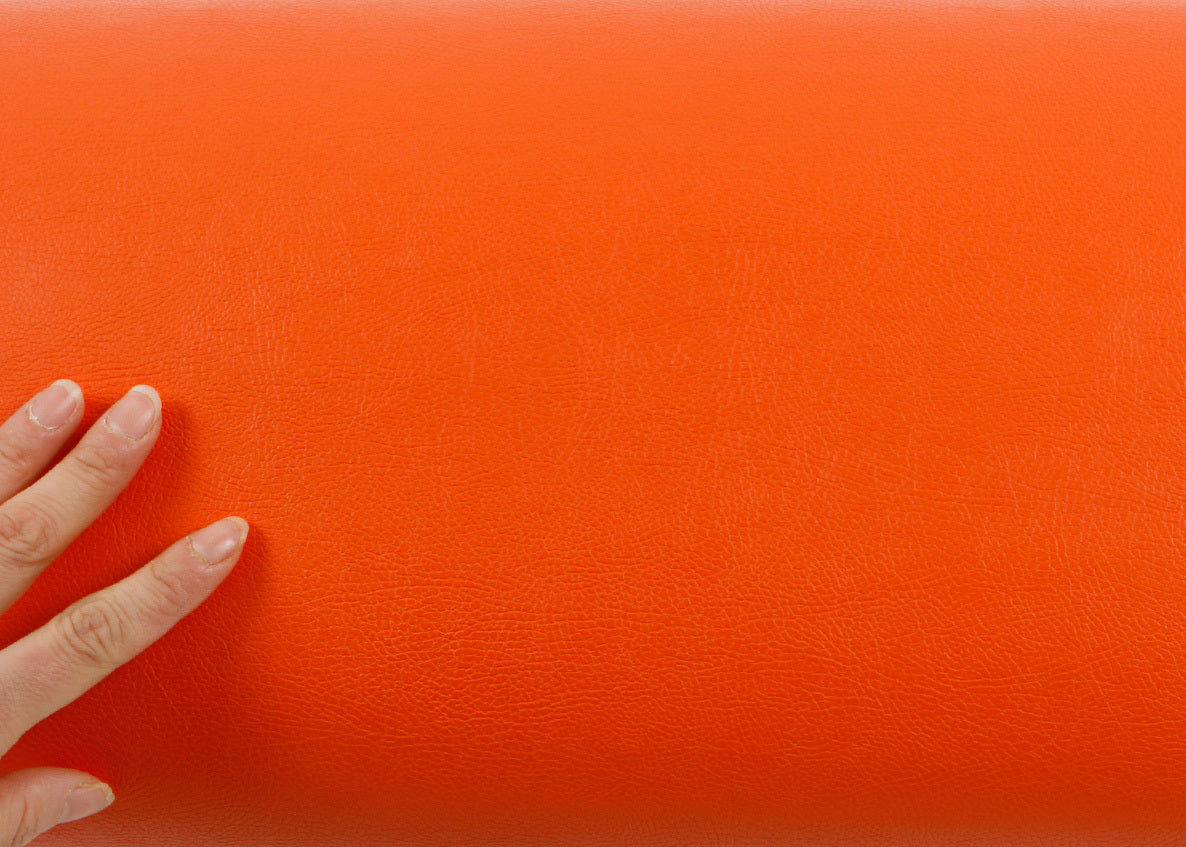 Orange Leather Contact Paper