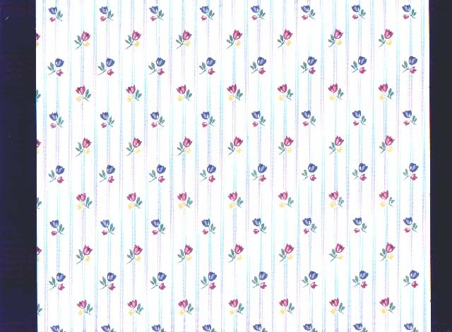 Flowers Stripes RB2391 Wallpaper
