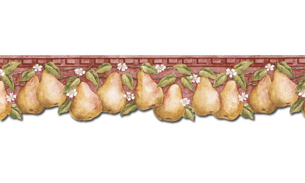 Pear Fruits PT24001B Wallpaper Border