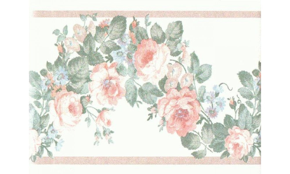 Floral WB3148 Wallpaper Border