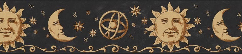 Moon Sun TM75055 Wallpaper Border