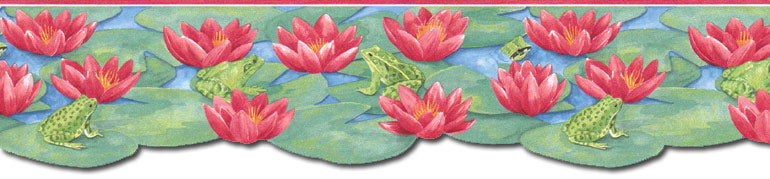 Pond Lake PKB6017 Wallpaper Border
