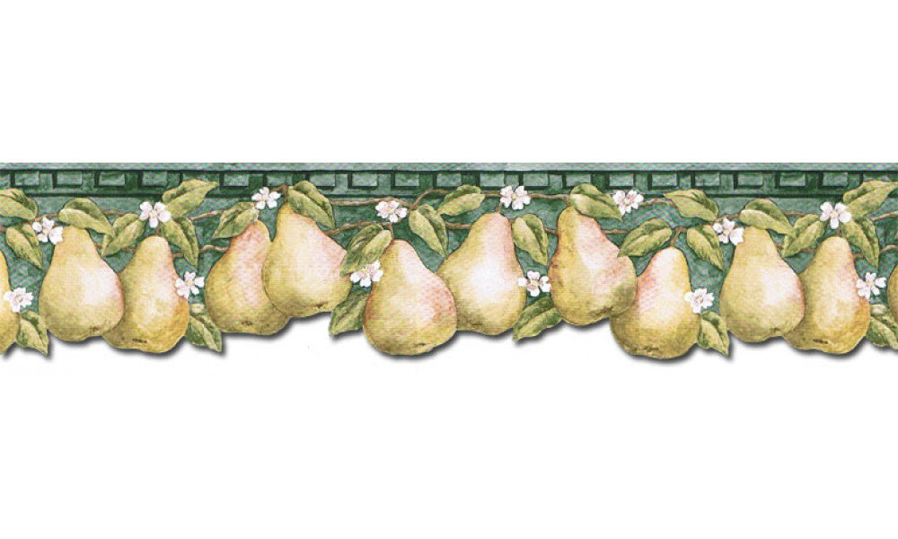 Pear Fruits PT24006B Wallpaper Border