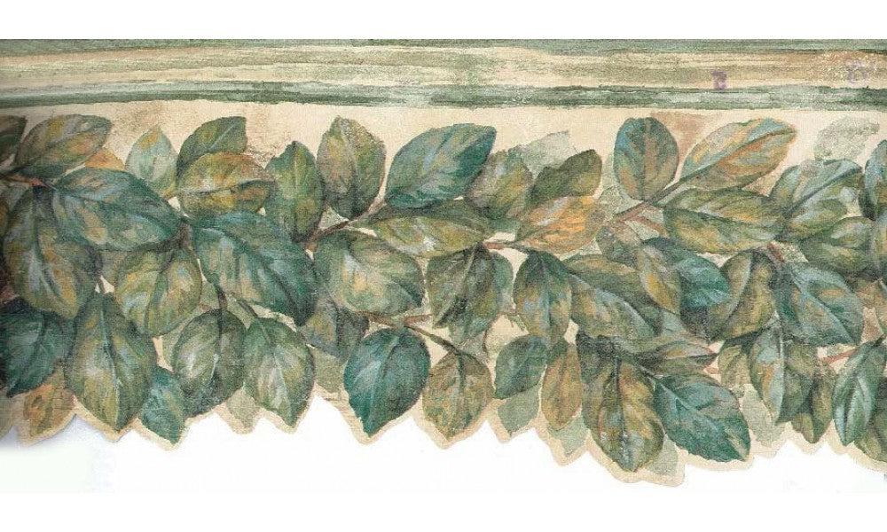 Green Leaves Pallet 5804735 Wallpaper Border