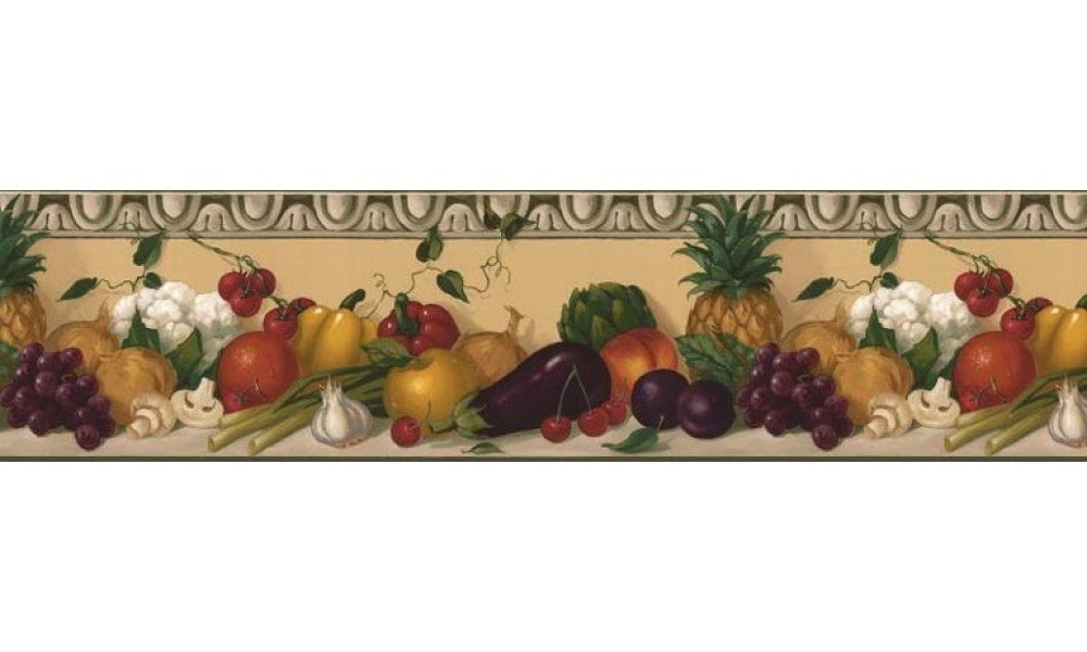 Fruits and vegetables KL76991 Wallpaper Border