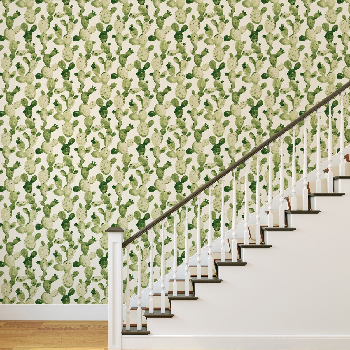 Ghosted Cactus Desert Sage CA483 Self-Adhesive Wallpaper