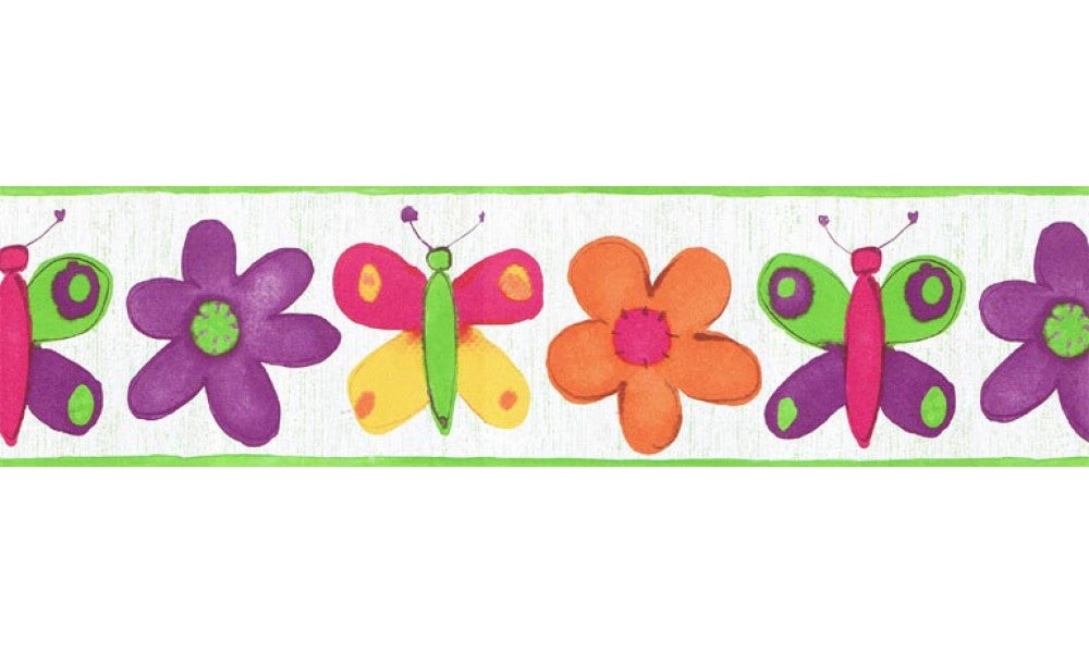 Butterfly CK11025B Wallpaper Border