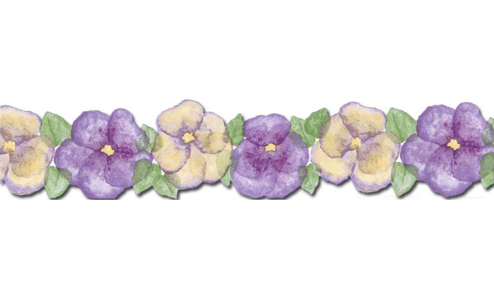 Floral BH89015DB Wallpaper Border