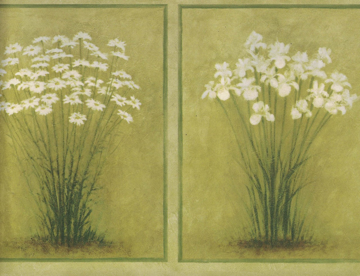 Flower SB10306B Wallpaper Border