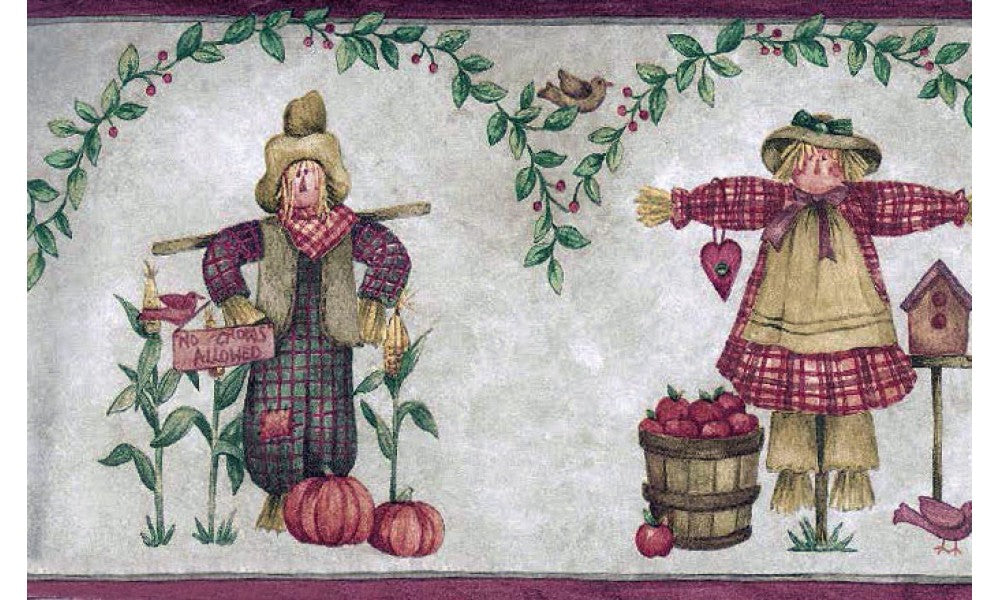 Watch Dolls Pumpkin BT77723 Wallpaper Border