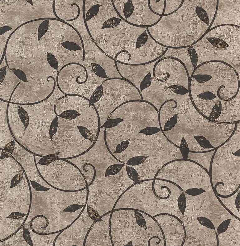 Leaves Scrolls ZN28029 Wallpaper