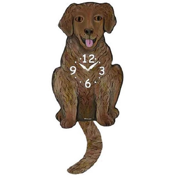 Chesapeake Bay Retriever Pendulum Clock