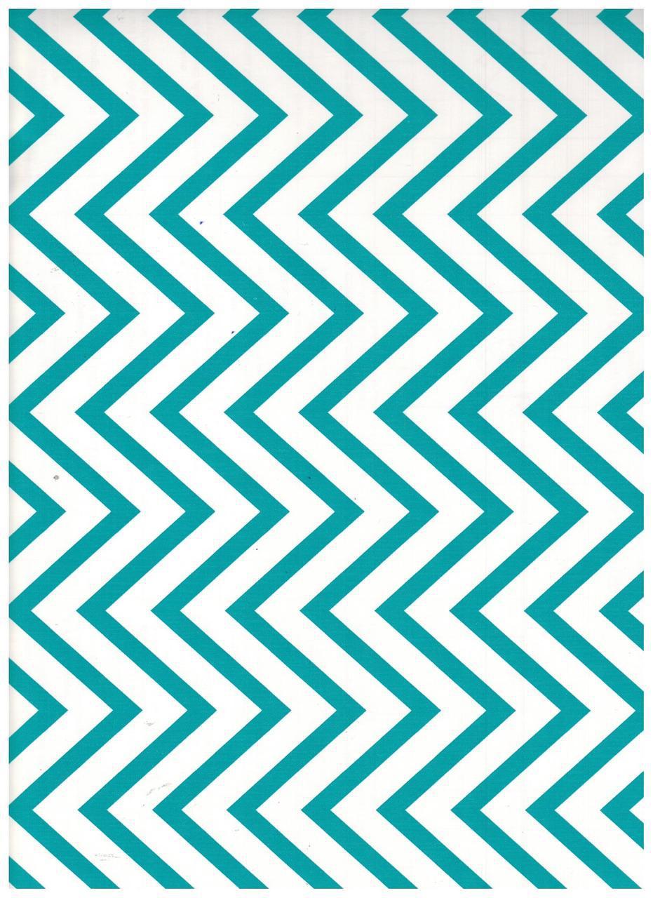 Chevron Aqua Contact Paper