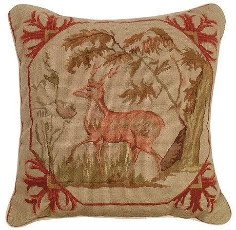 Lancaster Deer Decorative Pillow