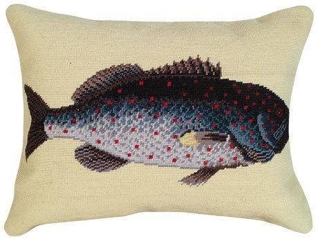 Rock Fish Decorative Pillow