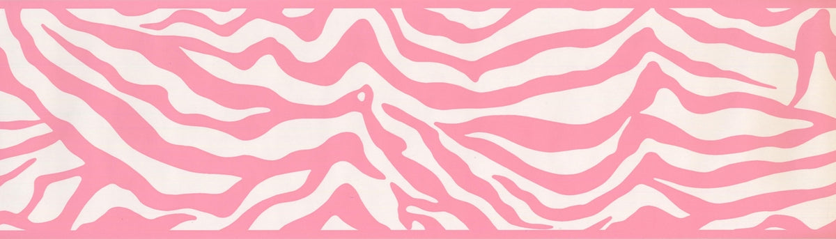Pink White Wave Abstract JE3669B Wallpaper Border
