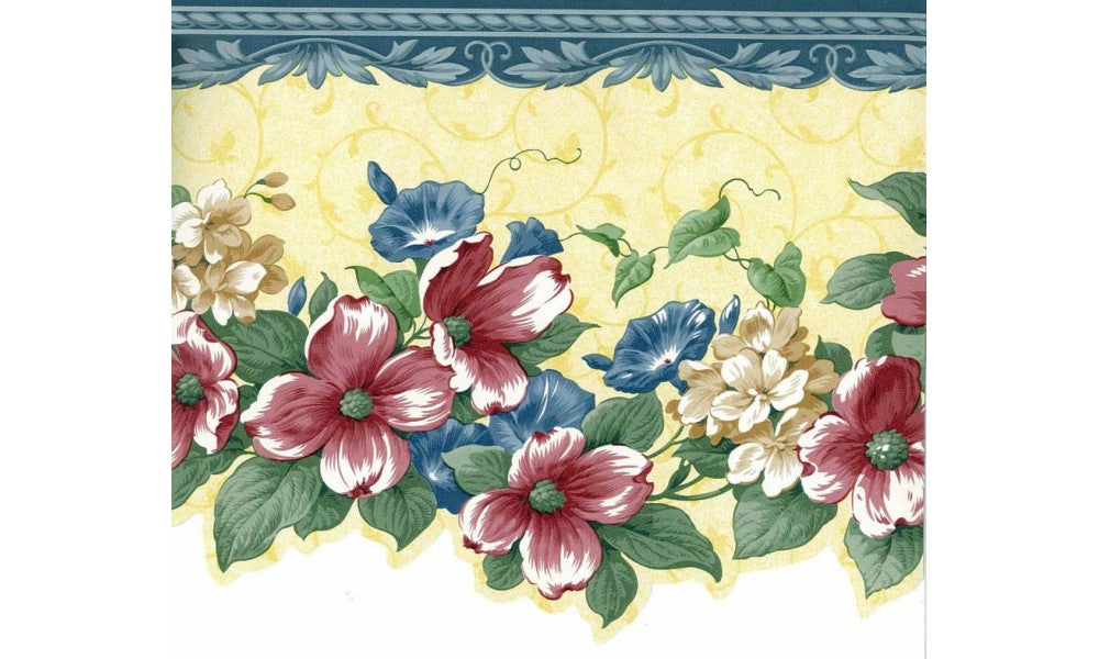 Pink Flower CV103762 Wallpaper Border