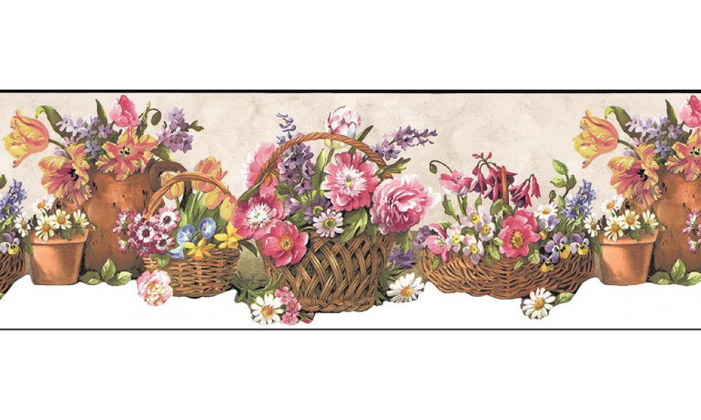 Floral B74240 Wallpaper Border