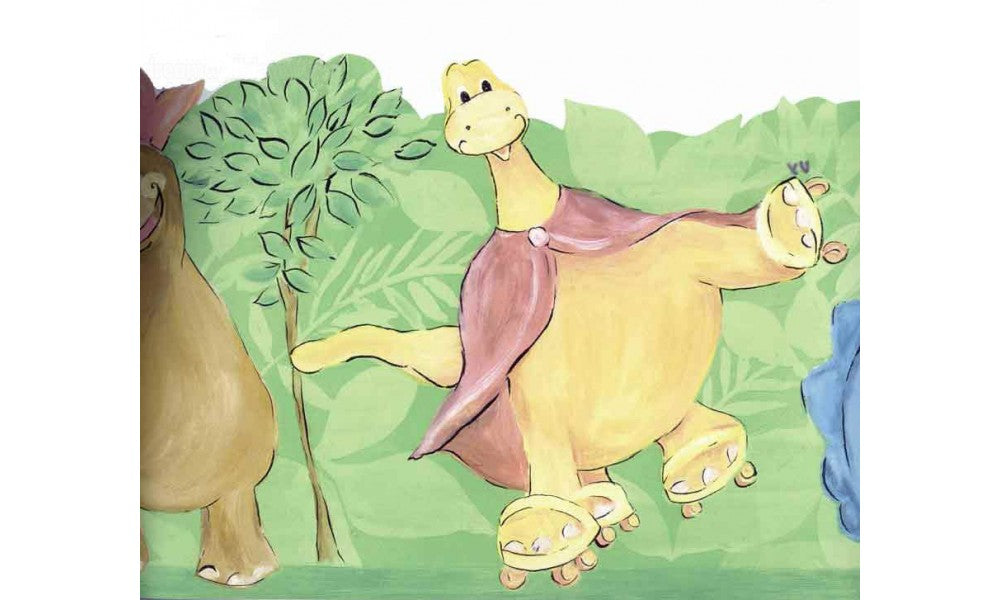 Kids Funny Dino UY30081B Wallpaper Border