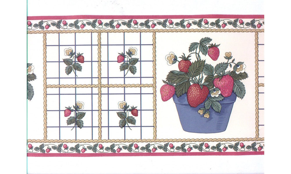 Cherry Fruits b3015we Wallpaper Border