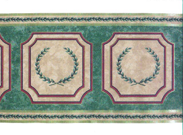 Green B856202 Wallpaper Border