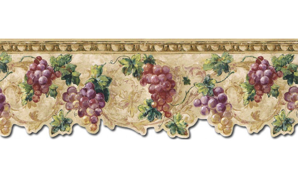 Grape Fruits TH29033DB Wallpaper Border