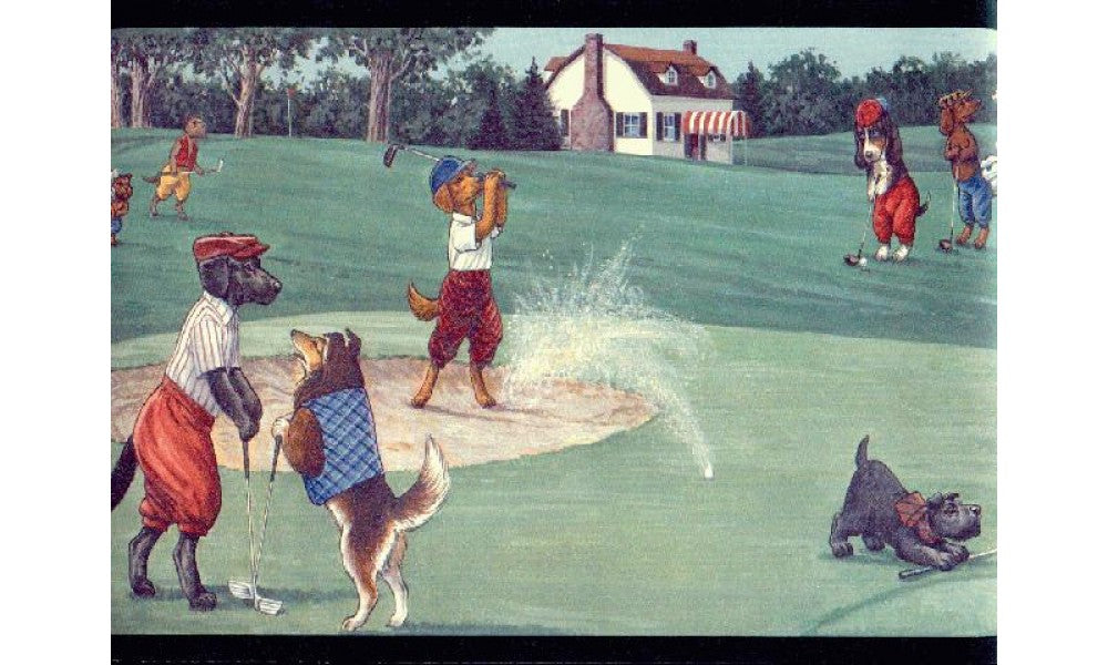 Dogs PS2033B Wallpaper Border