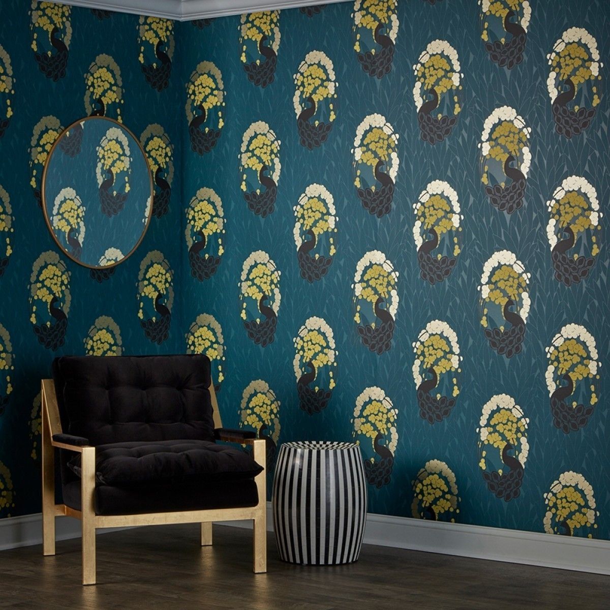 Deco Peacock Pacific DE535 Self-Adhesive Wallpaper