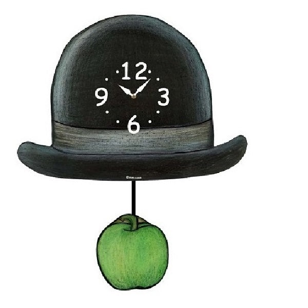 Derby Hat Pendulum Wall Clock