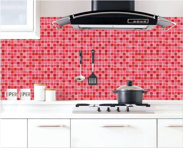 Pink Tile Contact Paper Shelf Liner