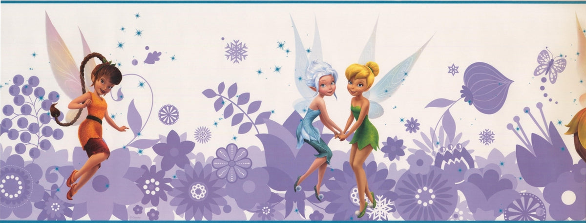 Disney Fairies Tinker Bell Girls DS7768BD Wallpaper Border