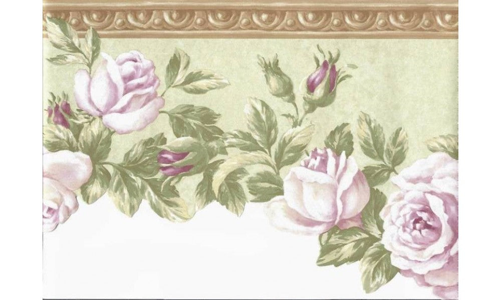 Brown Floral EG22104 Wallpaper Border