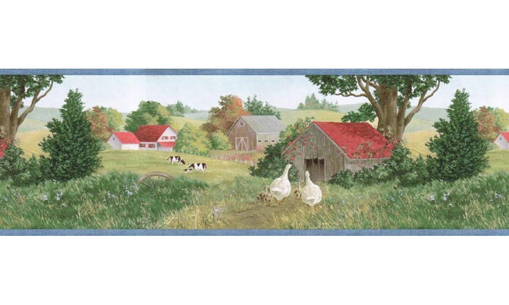 Country B7117AFR Wallpaper Border