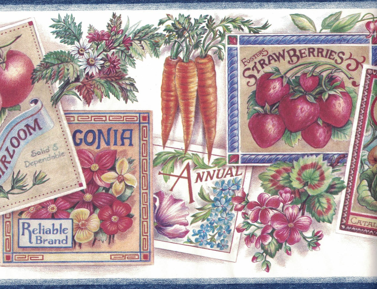 Flower Vegetables 594856 Wallpaper Border