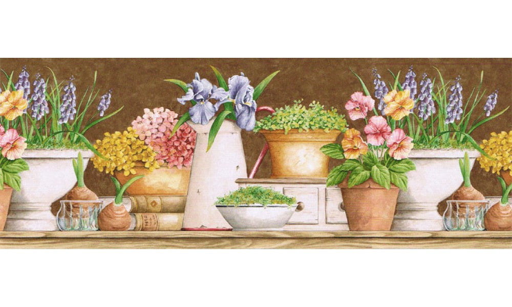 Floral GS96023B Wallpaper Border