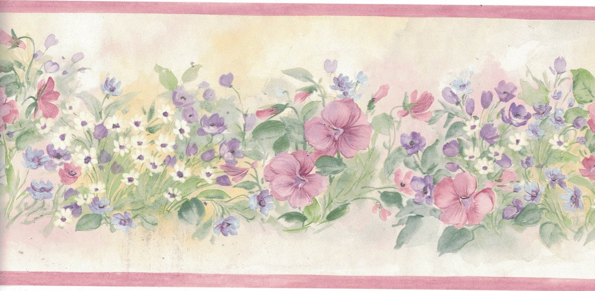 Flower B3567 Wallpaper Border