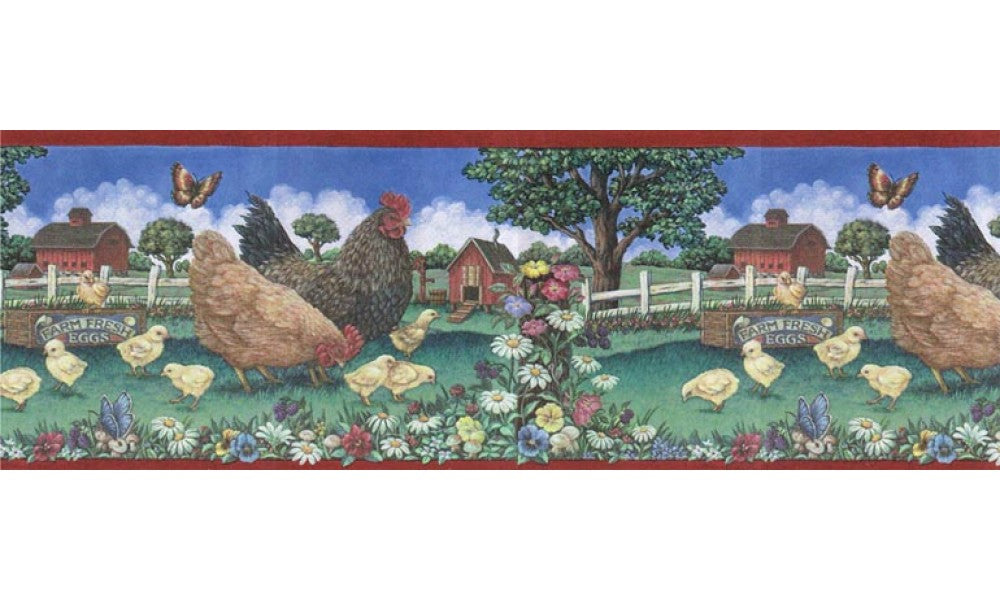 Country 66116210B Wallpaper Border