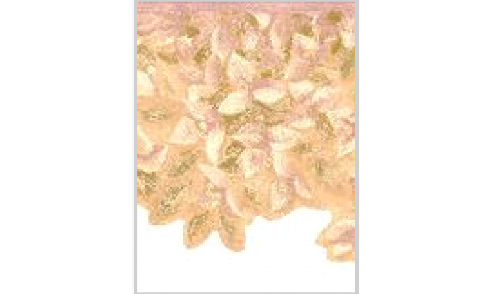 Pink Scalloped Floral DB3687 Wallpaper Border
