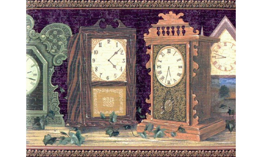 Clocks B267218 Wallpaper Border