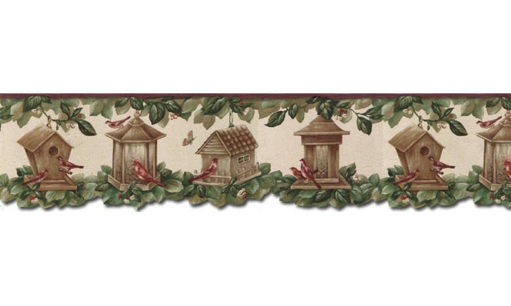 Birds House B30039 Wallpaper Border
