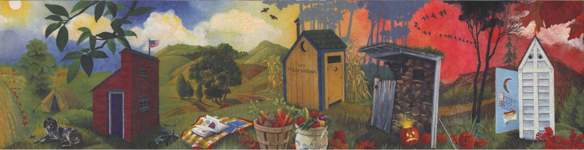 Country Side Vegetable and Fruit BE10191MB-9 Wallpaper Border
