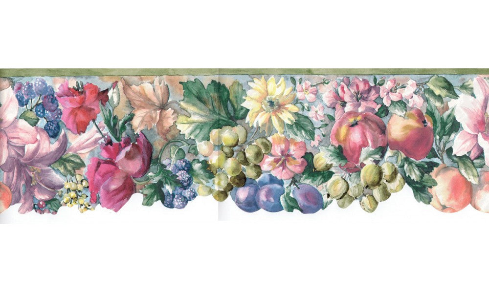 Fruits and Flower VR74569DC Wallpaper Border