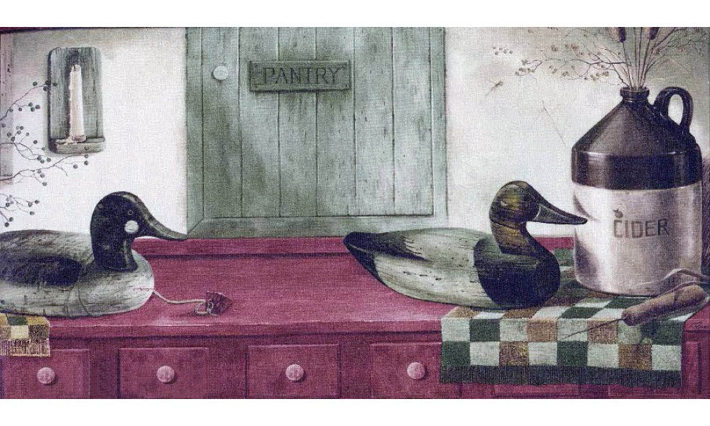 Black Duck Pantry SP76451 Wallpaper Border