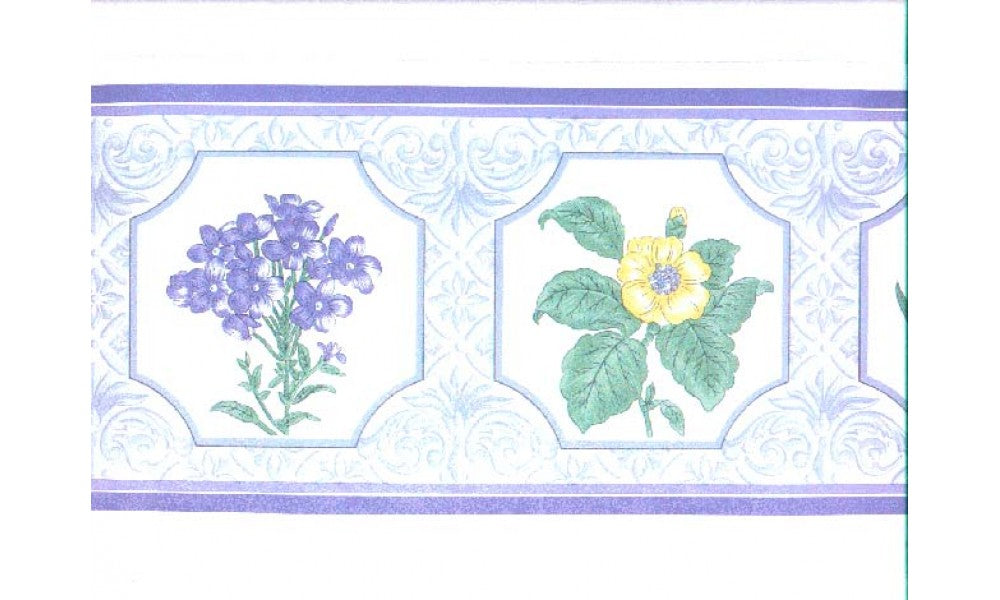 Floral B4062ik Wallpaper Border