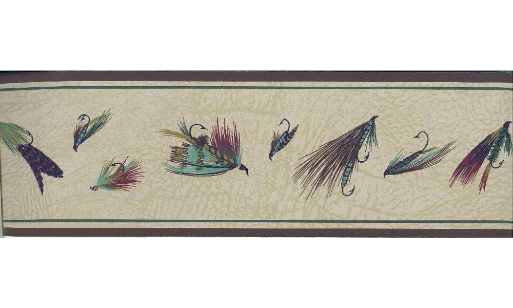 Fish hooker HU6227 Wallpaper Border